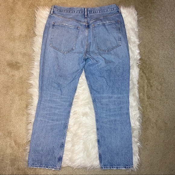 Agolde Riley High Rise Crop in “Blur” - Picture 11 of 16